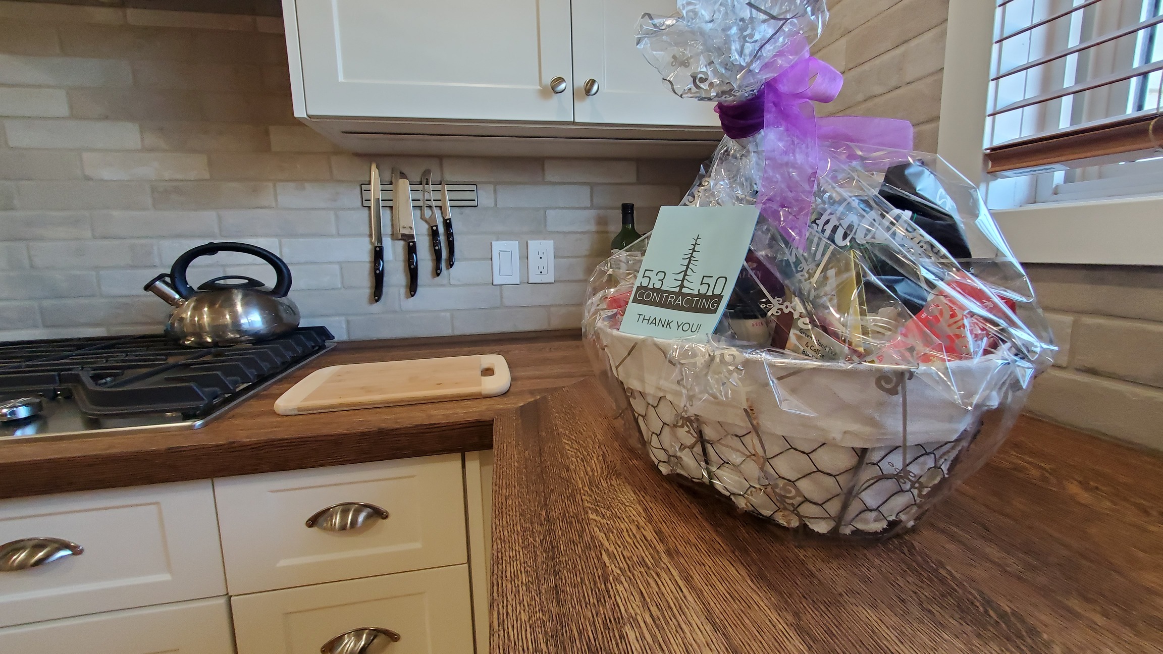 wood countertop